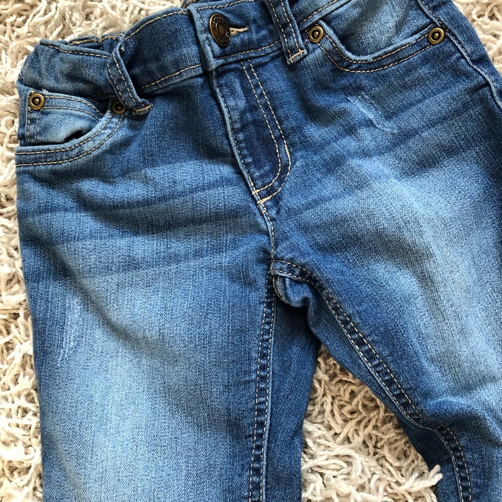 Carters frayed hem jeans - 4T